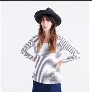 Madewell Whisper Cotton Long-Sleeve Crewneck XXS